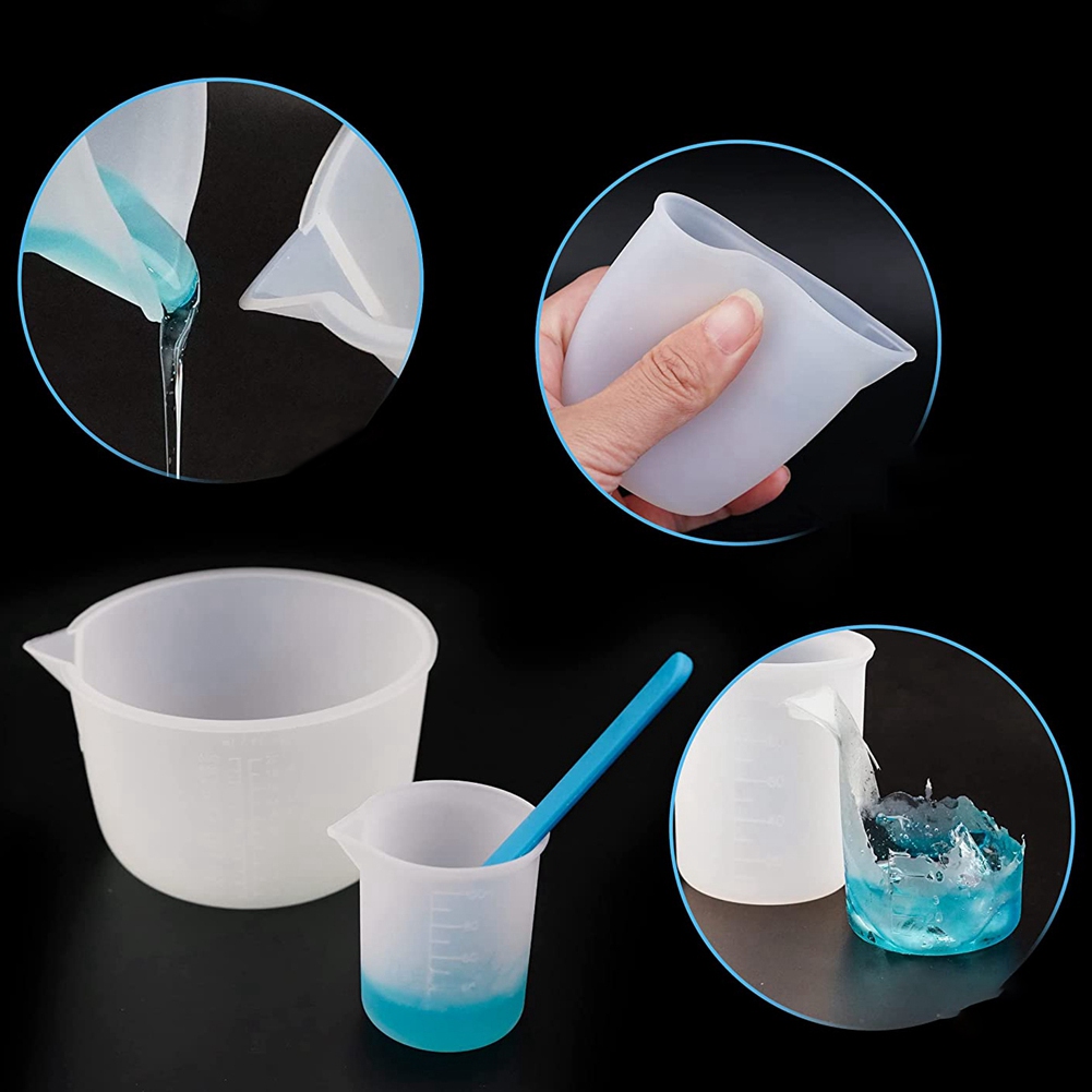 Mixing Cup Silicone - AEE4-600Ml/20Oz Reçine Karıştırma Kapları, 2 Parça