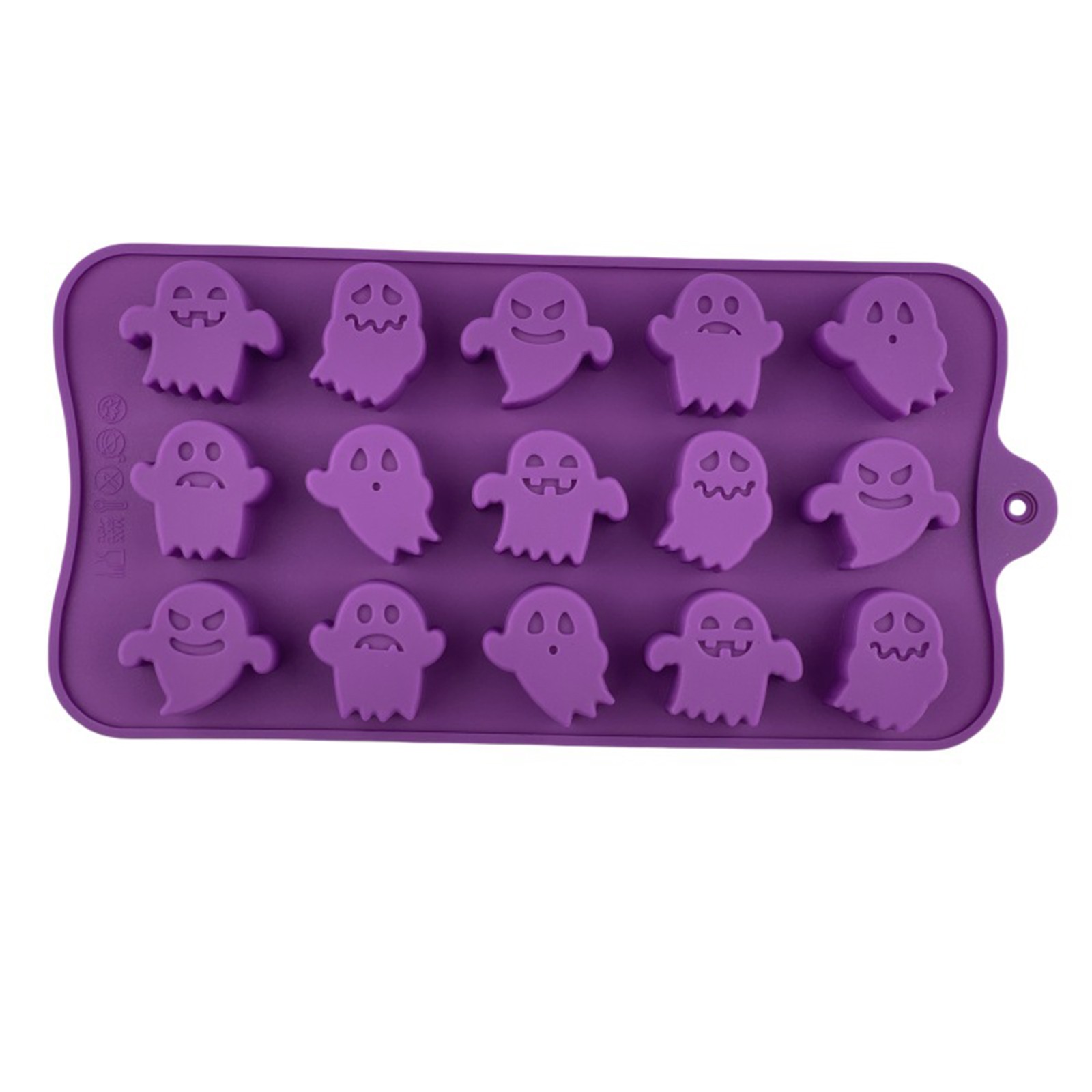 Silicone Mold Tray - Cadılar Bayramı Silikon Kalıbı Trend Balkabağı