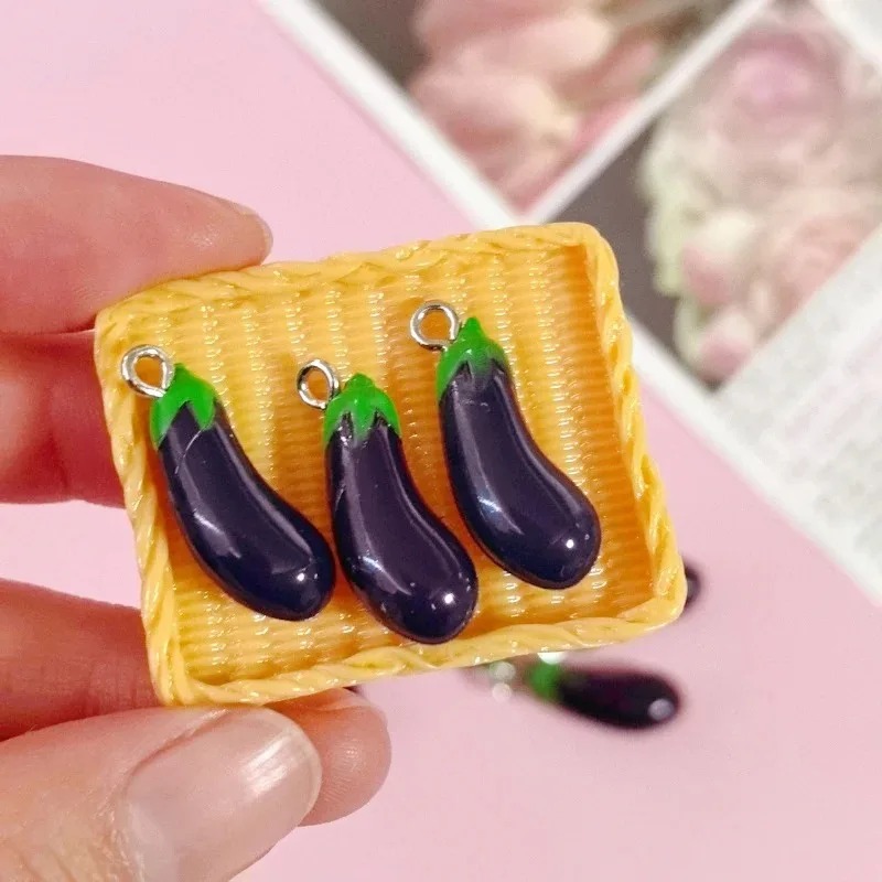 10 adet 3D simüle patlıcan reç - Resin Crafts Diy incelemesi ve fiyatı