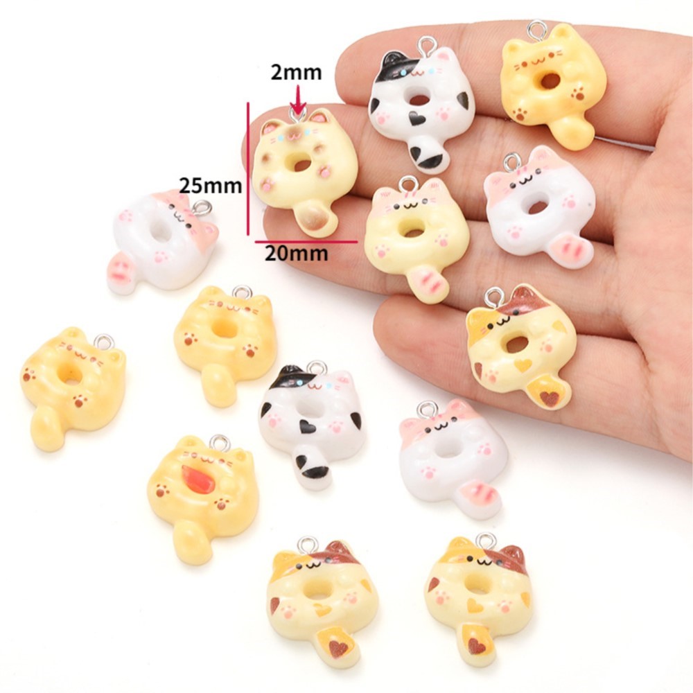 10 adet Kawaii karikatür kedi  - Resin Crafts Diy incelemesi ve fiyatı