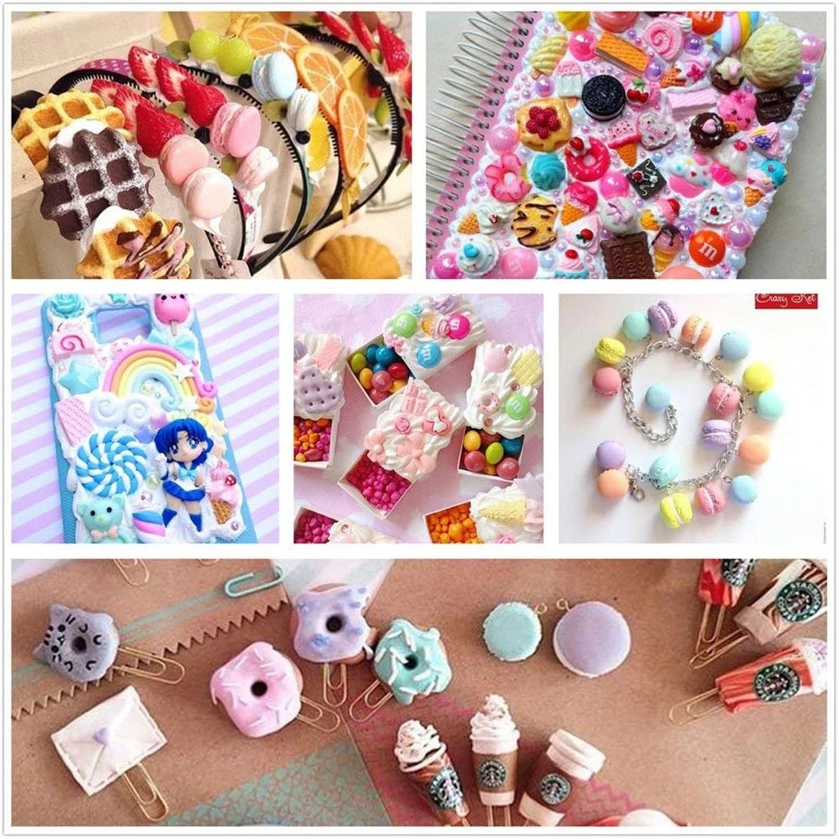 30 adet Rastgele Şeker Balçık  - Resin Crafts Diy incelemesi ve fiyatı