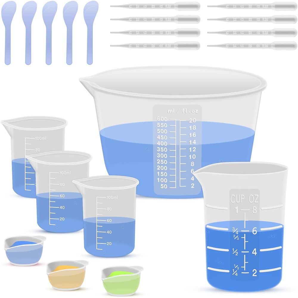 Silikon Reçine Karıştırma Ölçü - Mixing Cup Silicone incelemesi ve fiyatı